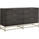Rebel Gold / Charcoal Grey Dresser, Small